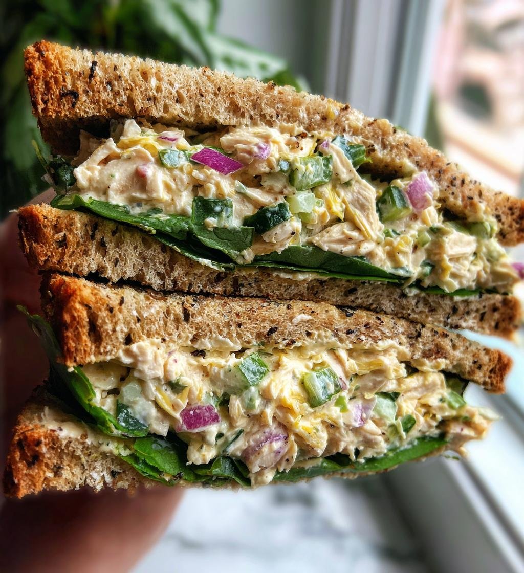 Cottage Cheese Chicken Salad Sandwich
