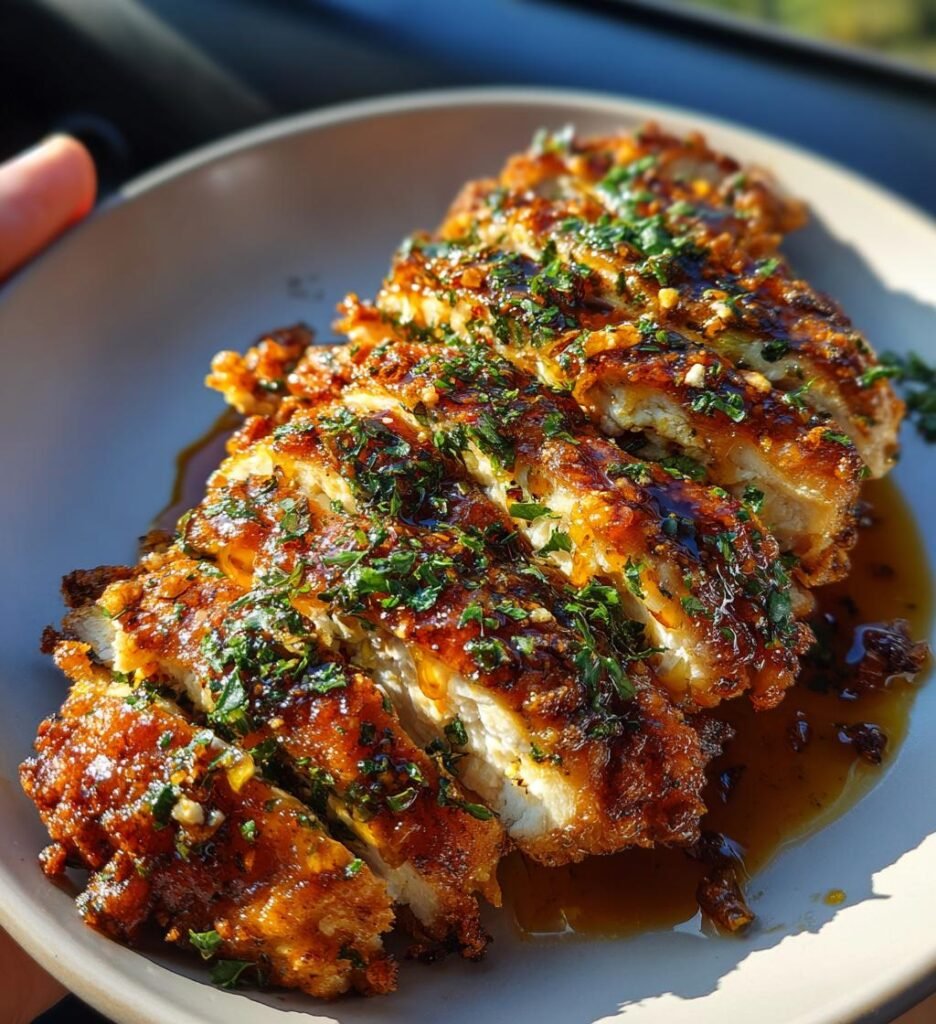 Crispy Hot Honey Feta Chicken