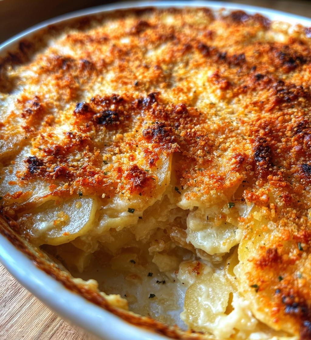 Crispy Parmesan And Gruyere Potato Gratin - detail 1