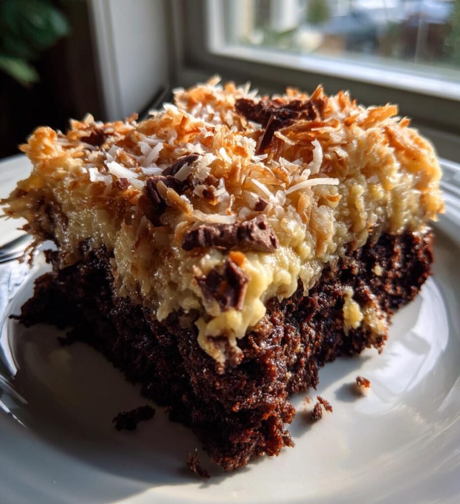 German Chocolate Sheet Cake