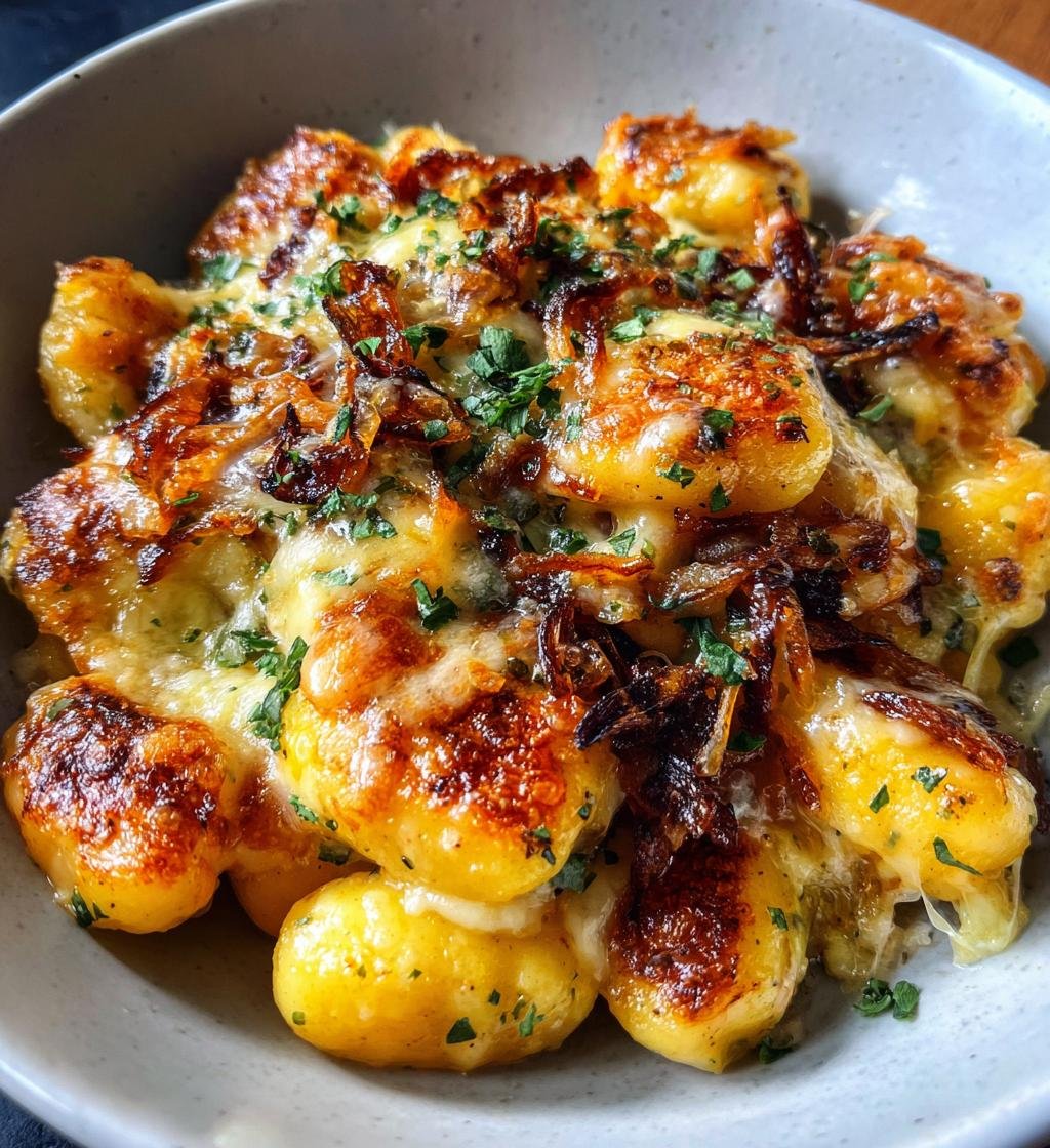Gnocchi with Caramelized Onions and Gruyère - detail 1