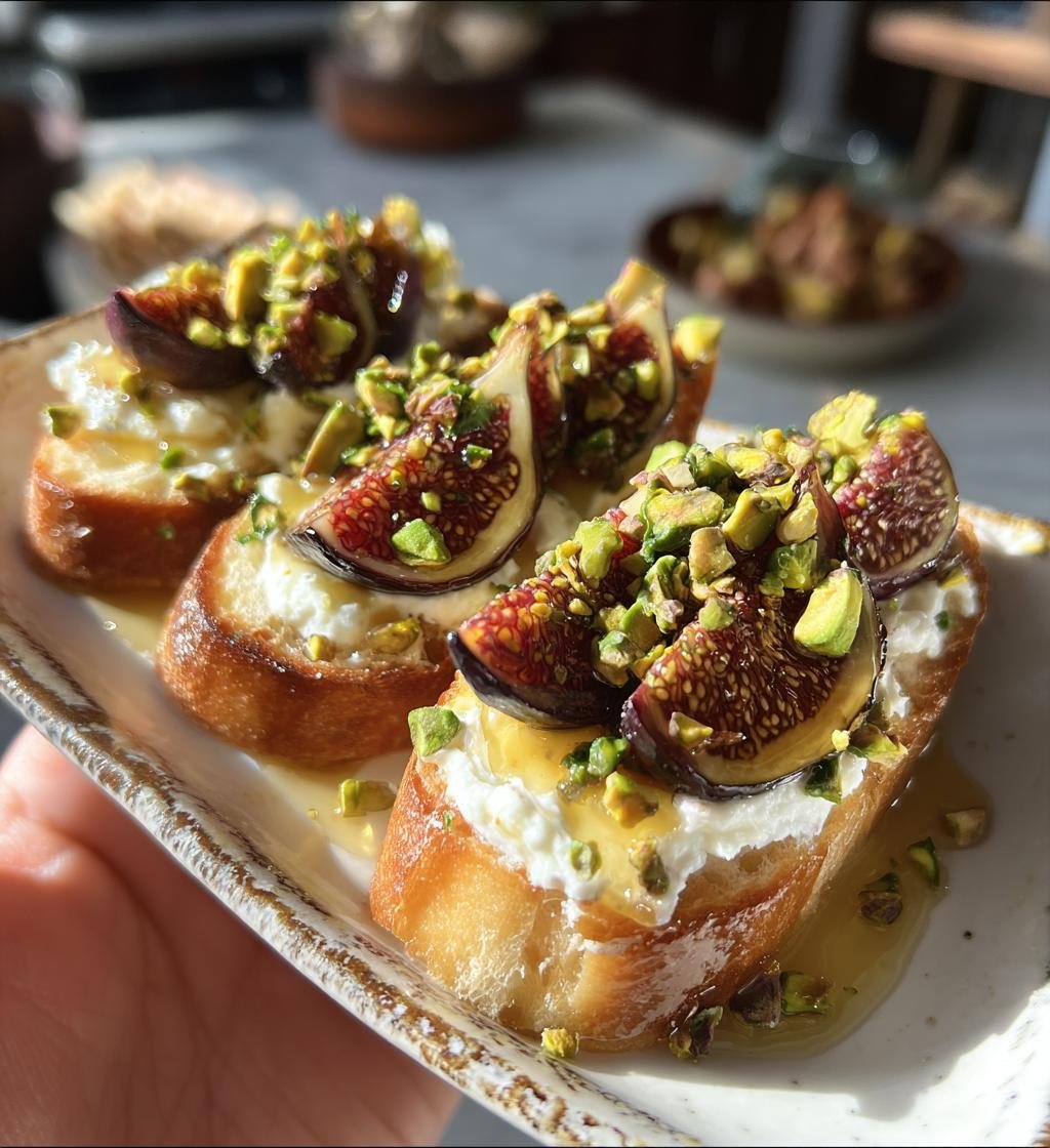 Goat Cheese Appetizer with Fig & Pistachios - detail 1