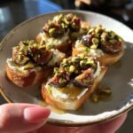 Goat Cheese Appetizer with Fig & Pistachios