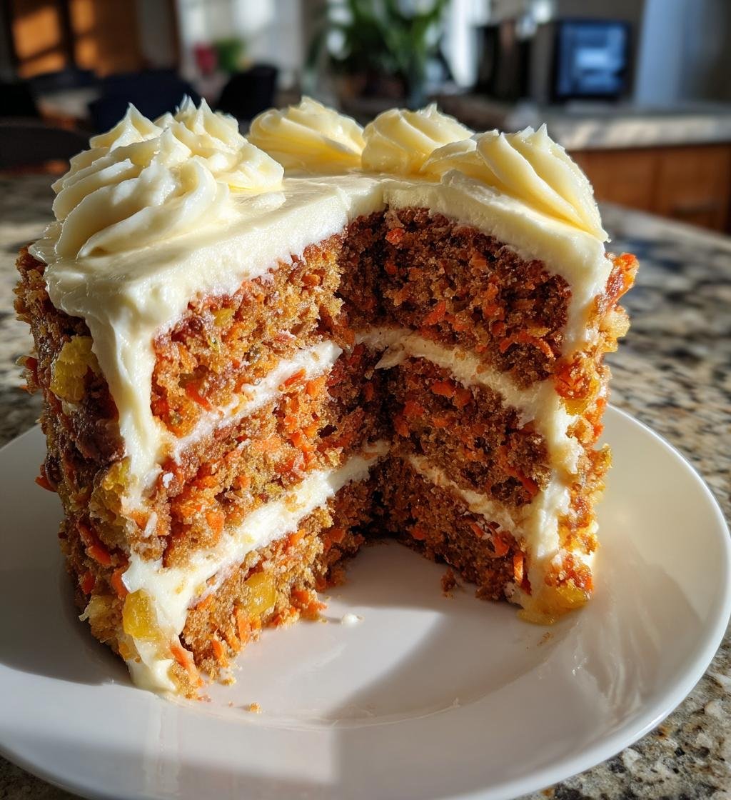 Hawaiian Carrot Pineapple Cake - detail 1