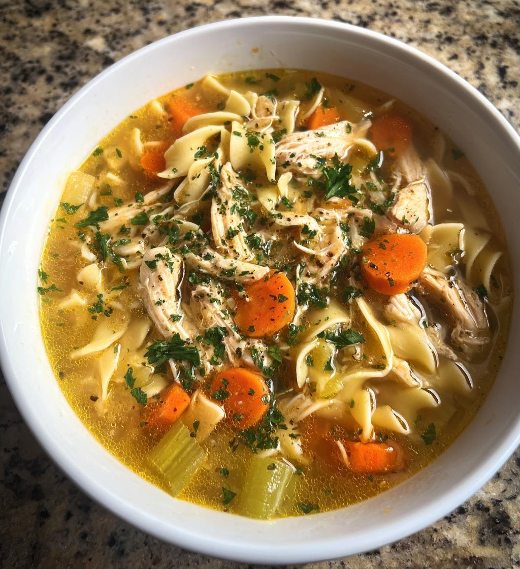 Homemade Chicken Noodle Soup - detail 1
