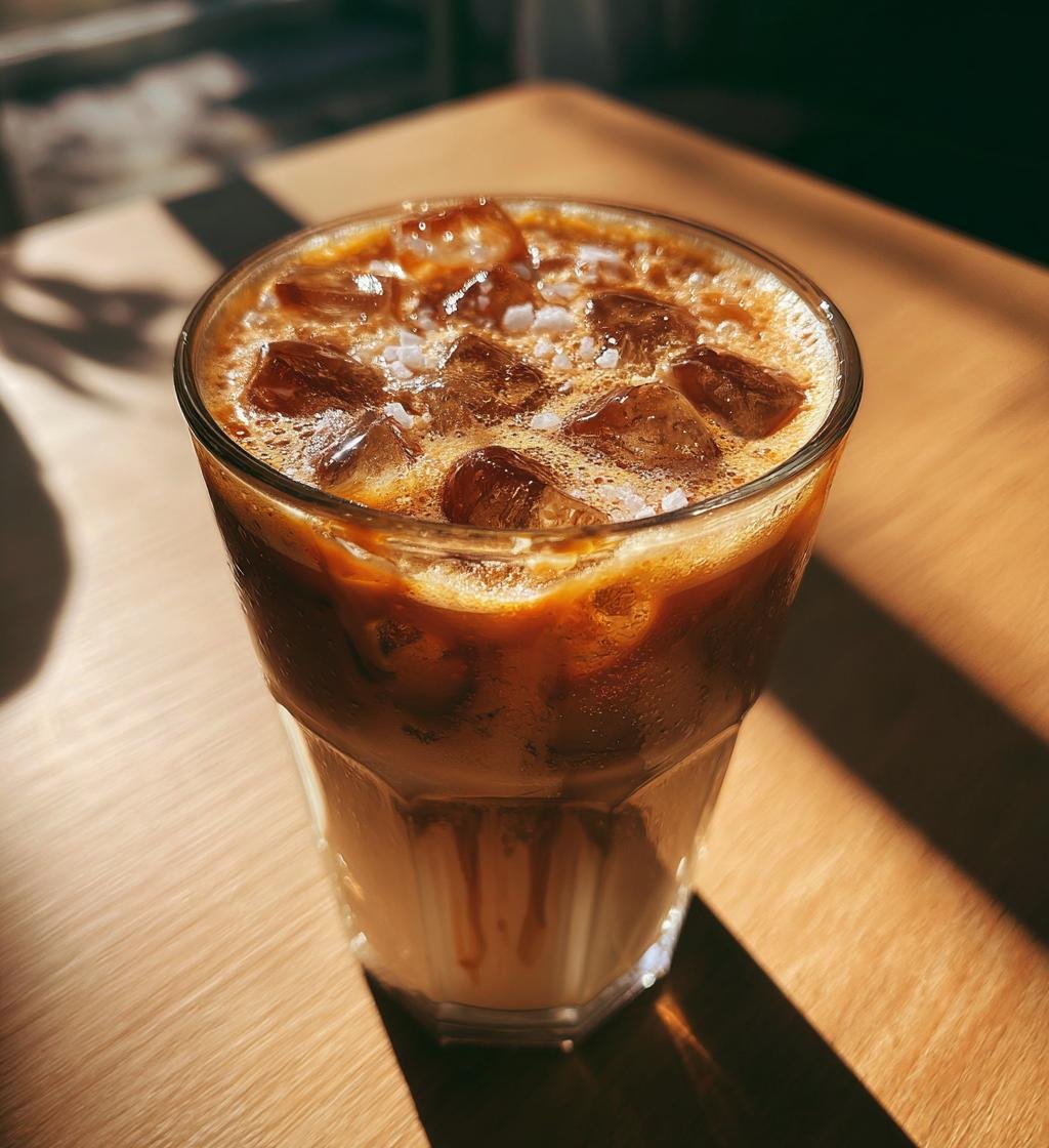 Iced Salted Caramel Latte - detail 1