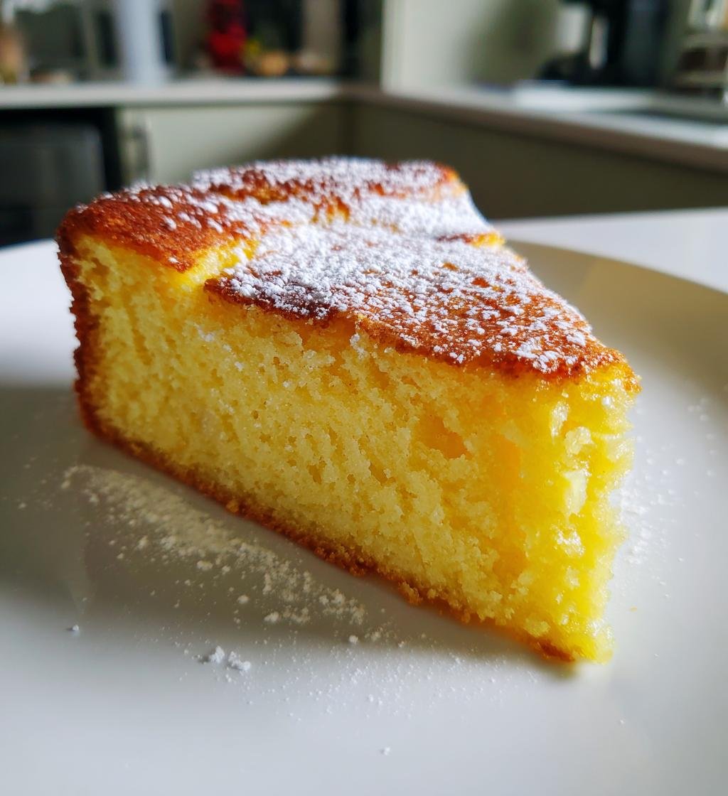Italian Grandmas Lemon Custard Cake