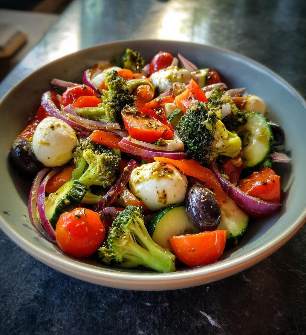 Keto No Pasta Salad - detail 1