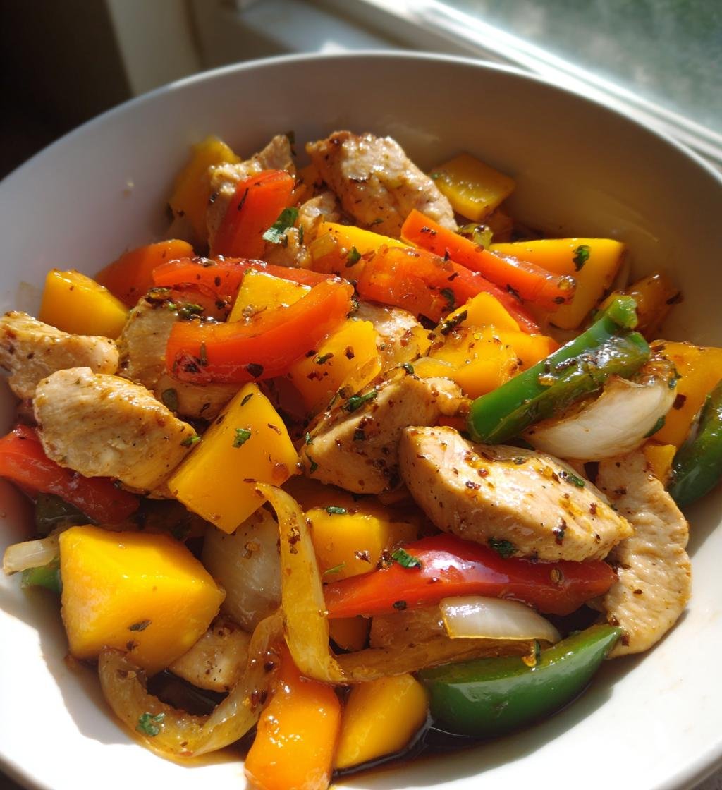 Mango Chicken Stir Fry - detail 1