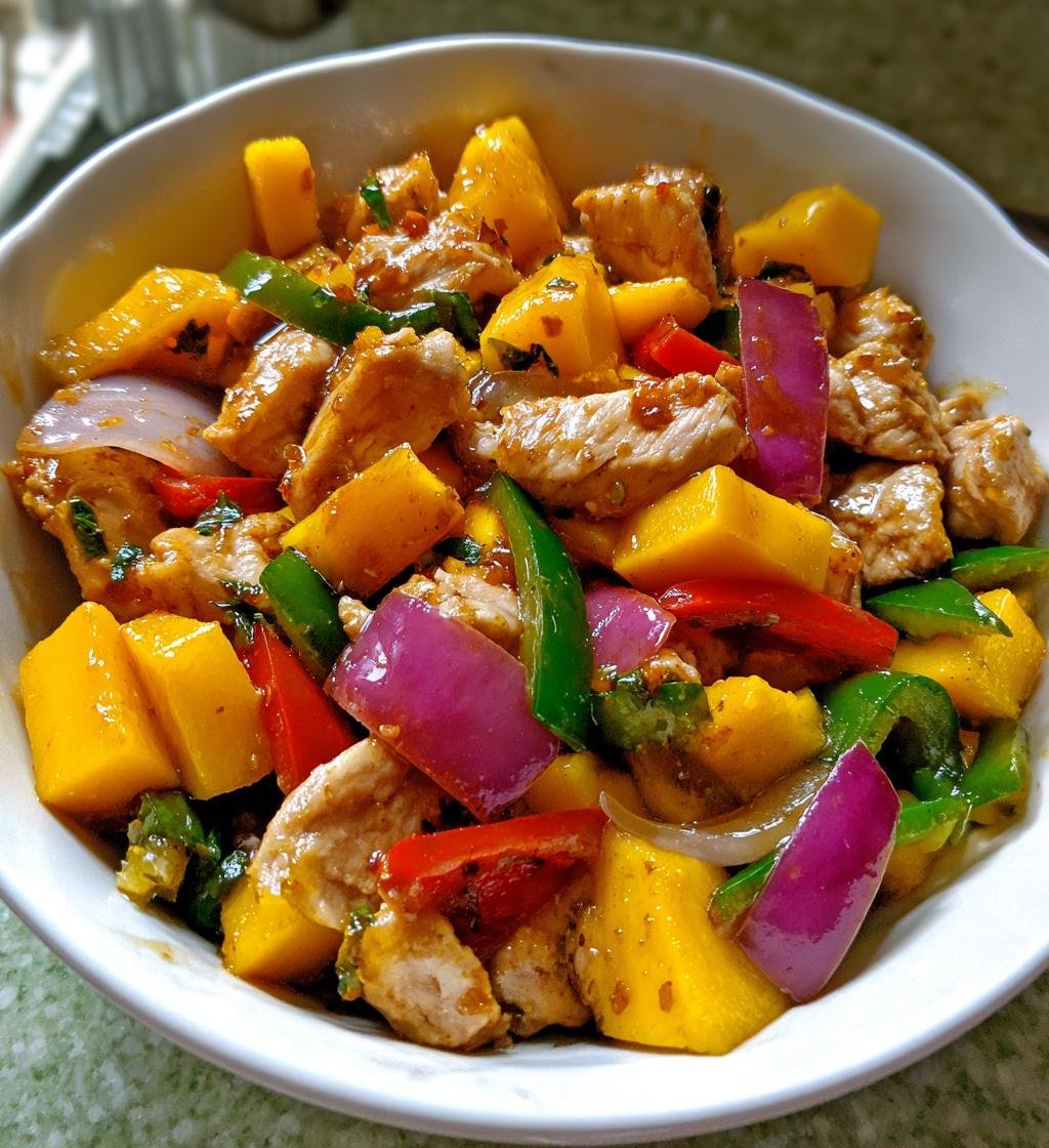 Mango Chicken Stir Fry