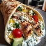 Mediterranean Chicken Wraps