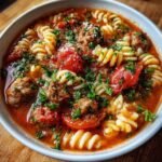 Sausage and Tomato Pasta Soup