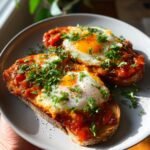 Shakshouka Breakfast Toast