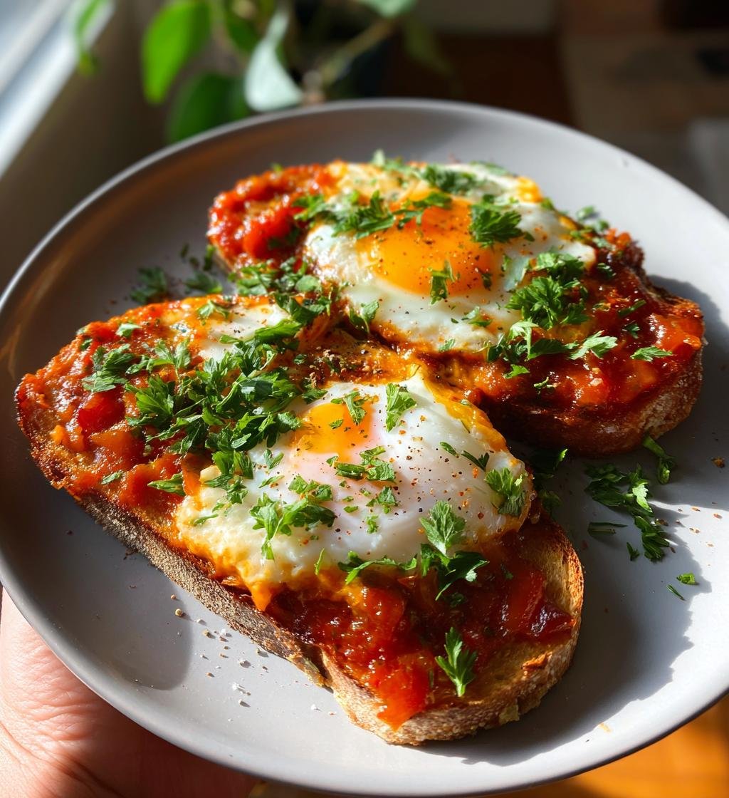Shakshouka Breakfast Toast