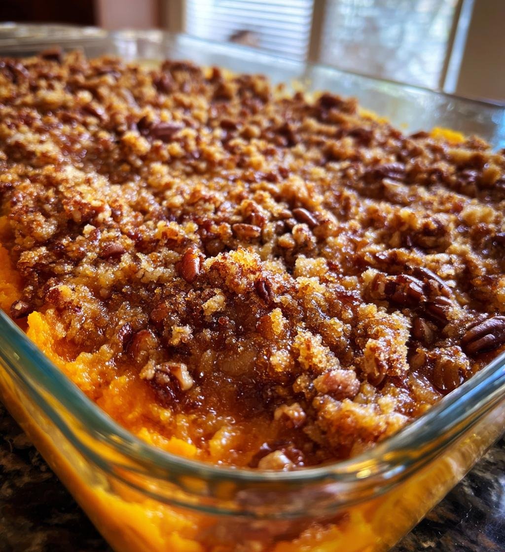 Southern Sweet Potato Casserole - detail 1
