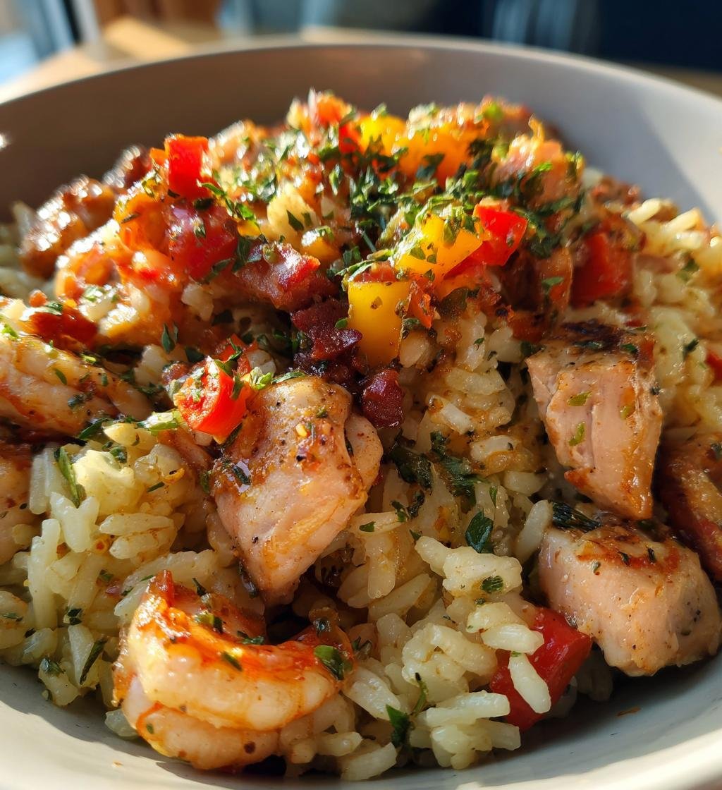Spicy Chicken Shrimp Jambalaya - detail 1
