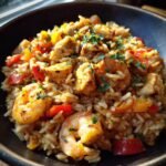 Spicy Chicken Shrimp Jambalaya