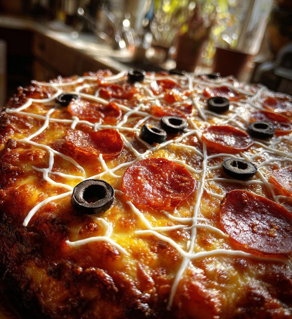 Spider Web Pizza - detail 1