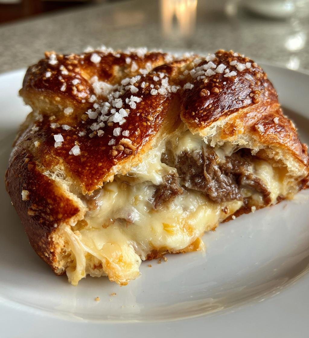 Steak Cheese Pretzels - detail 1