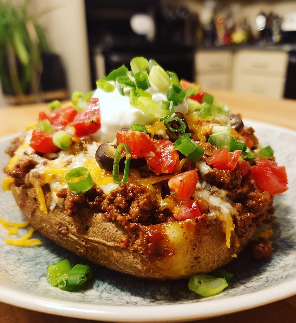 Taco Stuffed Baked Potatoes - detail 1