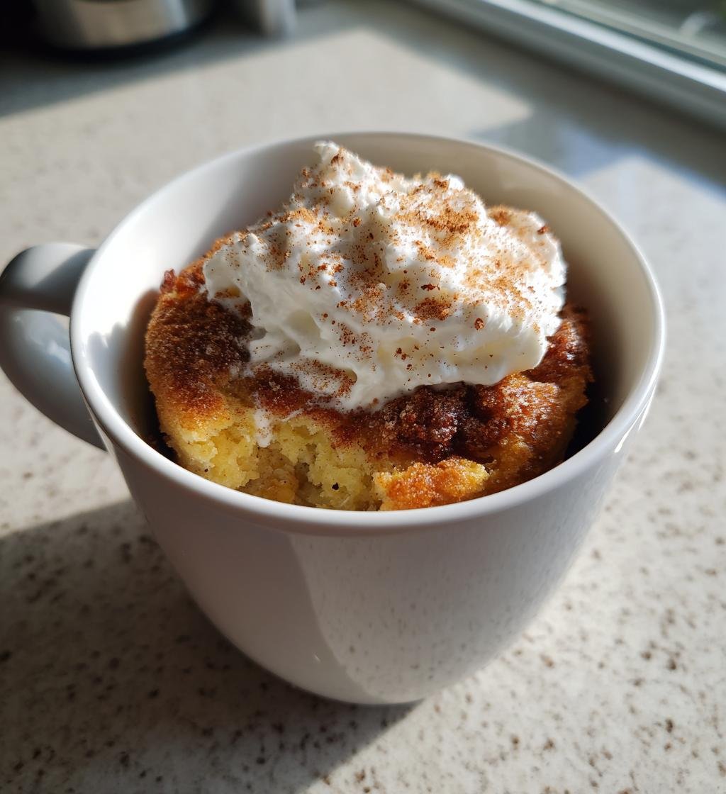 2-Minute Apple Mug Cake
