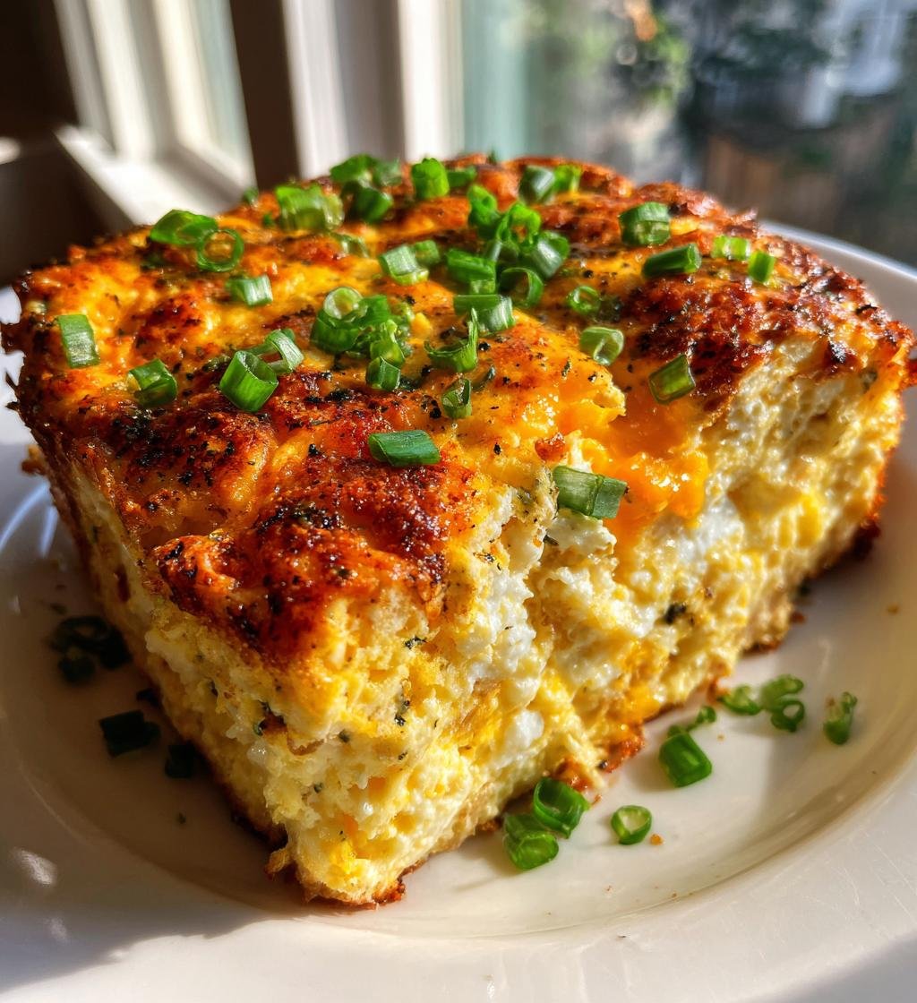 Baked Cottage Cheese Eggs