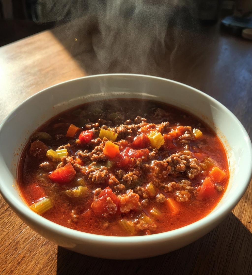 Beefy Tomato Soup - detail 1