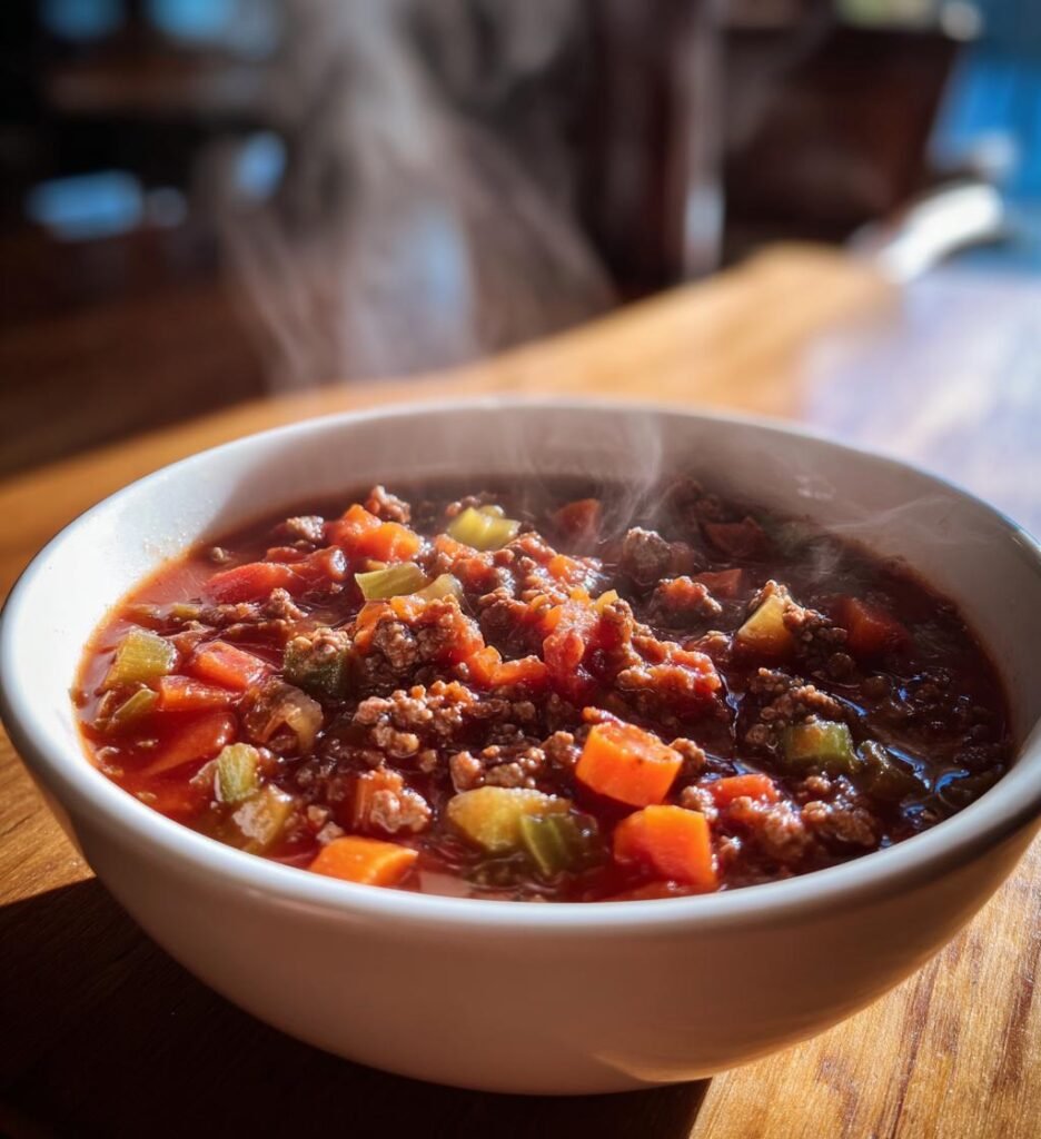 Beefy Tomato Soup