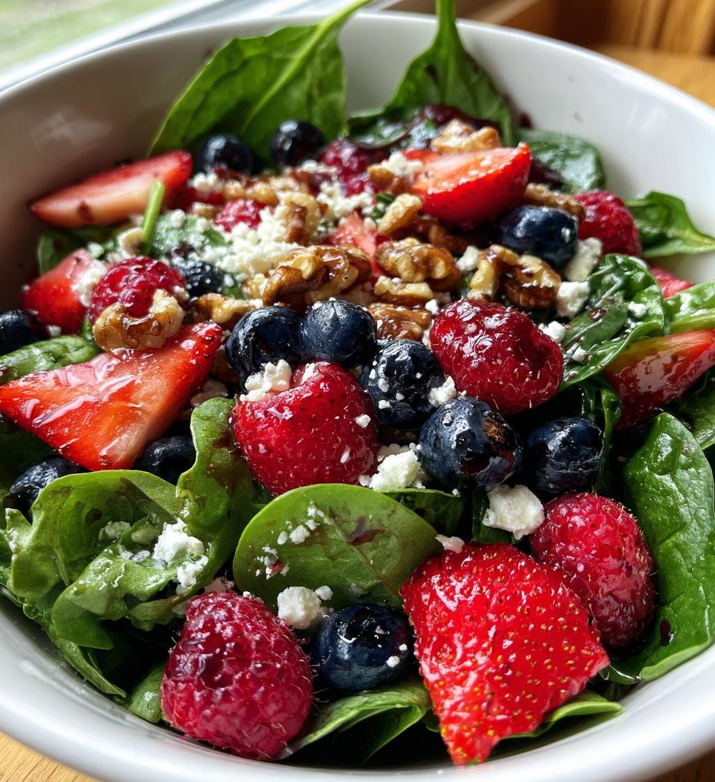 Berry Spinach Salad - detail 1
