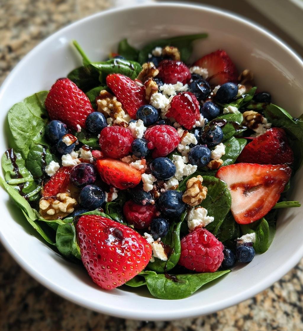 Berry Spinach Salad