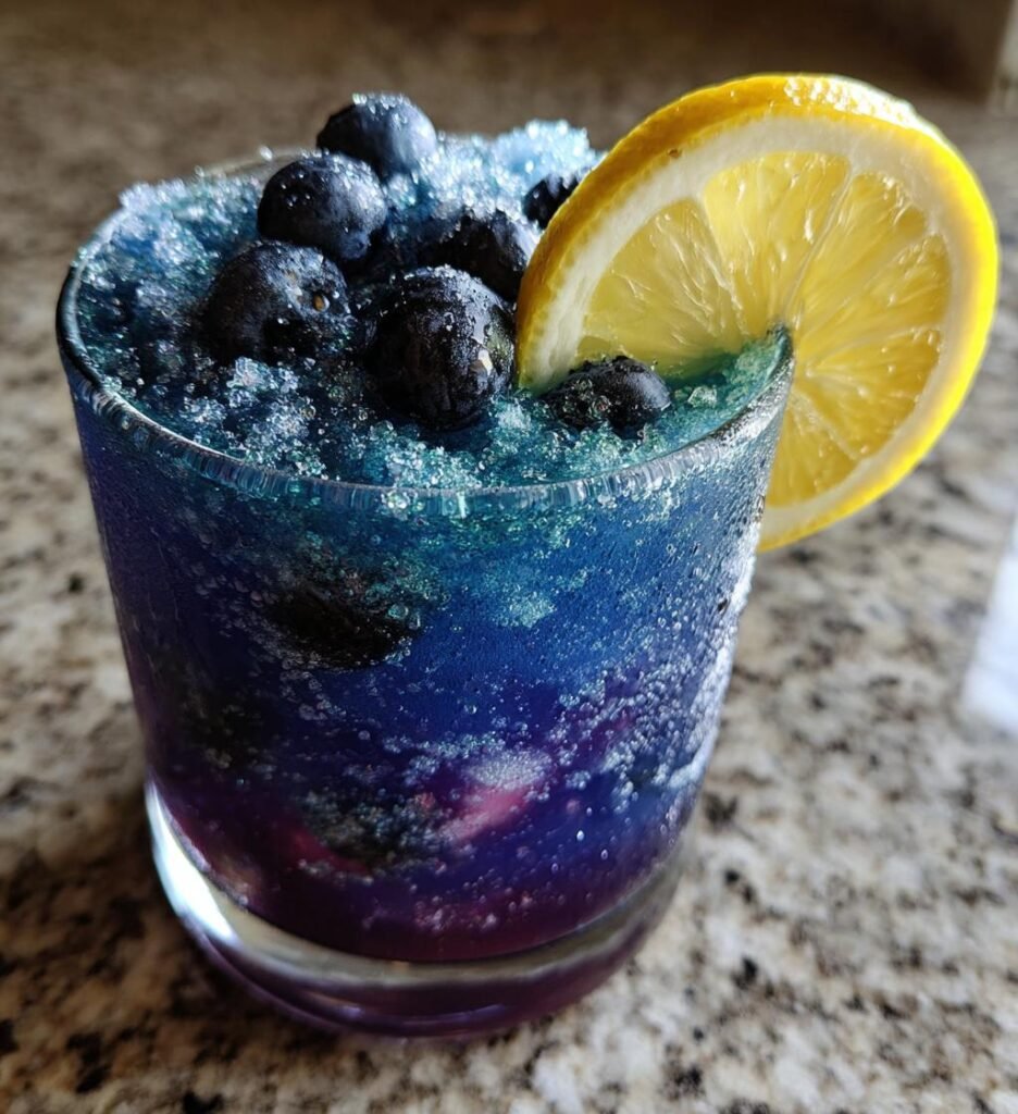 Blueberry Lemon Drop Slushies