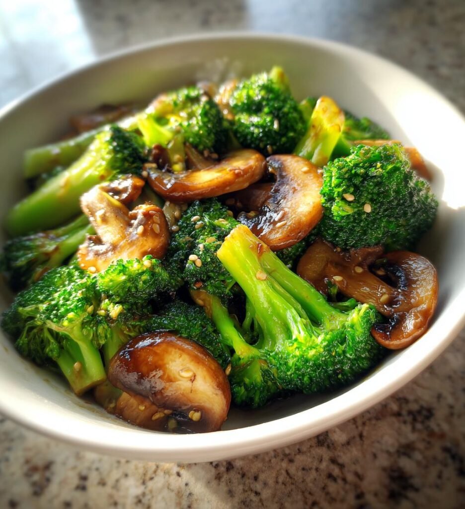 Broccoli And Mushroom Stir Fry