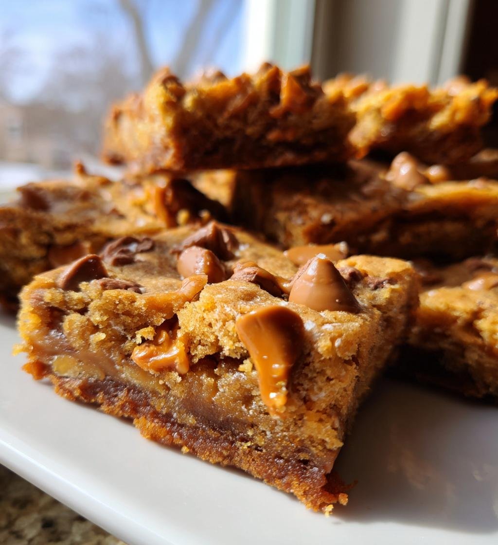 Butterscotch Toffee Cookie Bars - detail 1