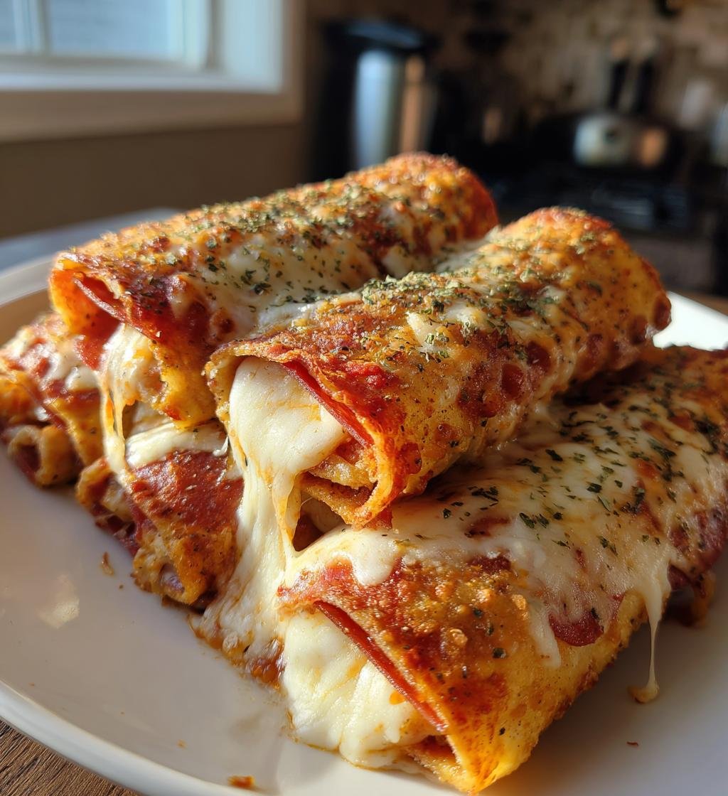 Cheesy Pepperoni Pizza Roll ups With Low Carb Tortillas - detail 1