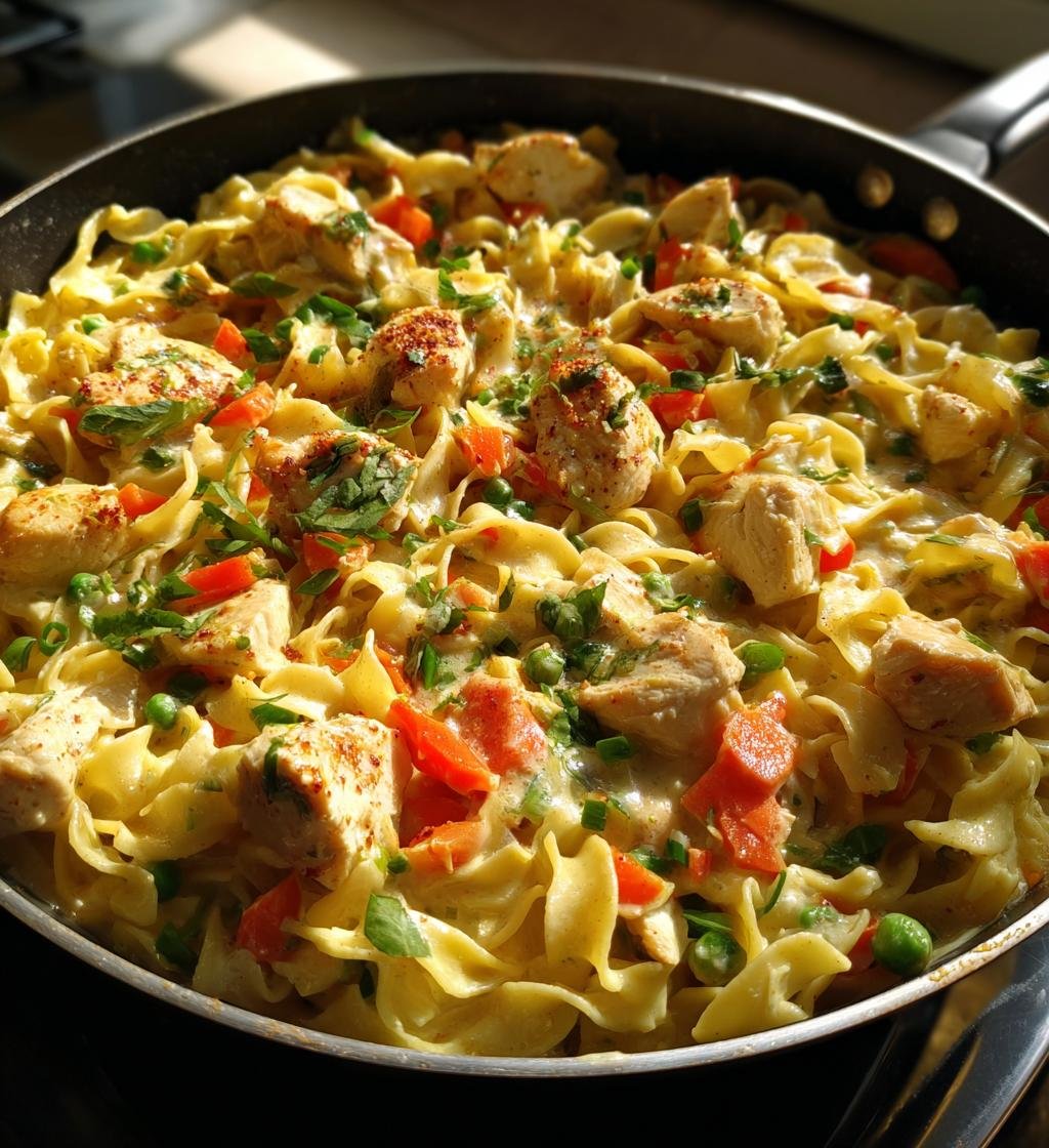 Chicken Pot Pie Noodle Skillet - detail 1