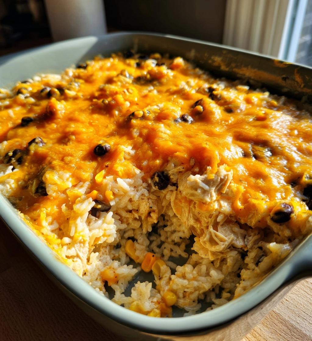 Chicken and Rice Queso Casserole - detail 1