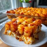 Chili Cheese Tater Tot Casserole