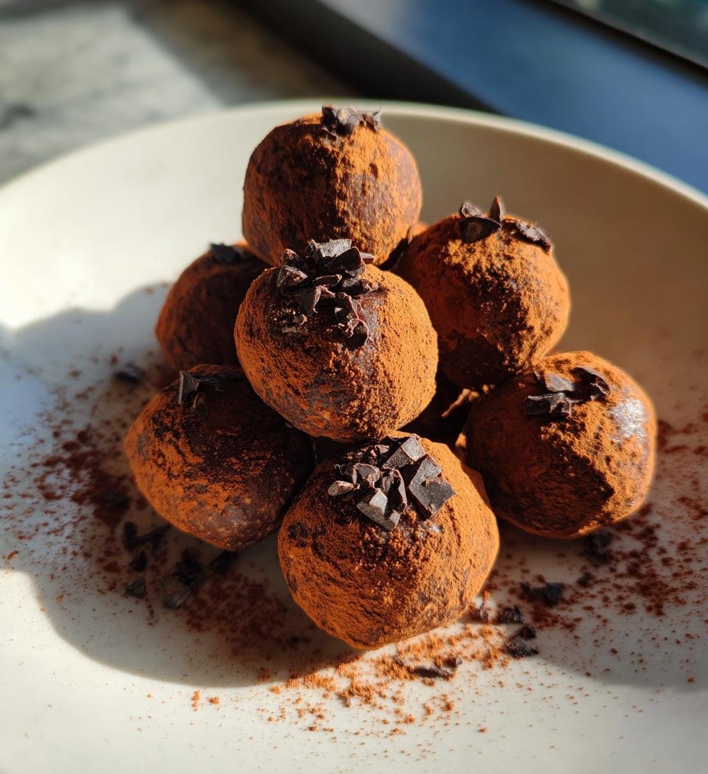 Chocolate Brownie Date Balls - detail 1