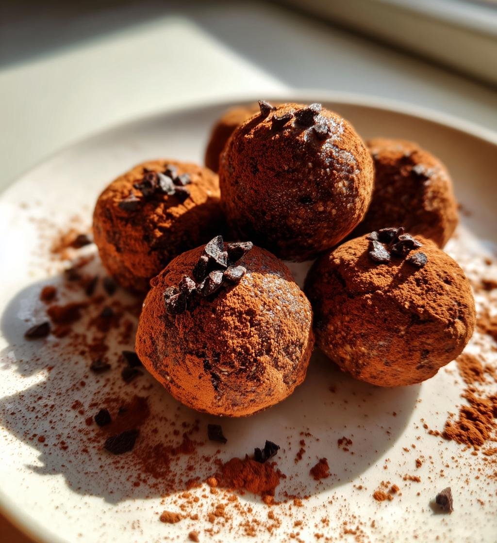 Chocolate Brownie Date Balls