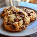 Chocolate Chip And Toffee Shortbread Cookies