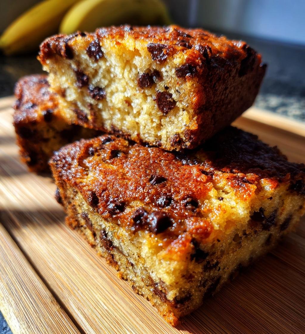 Chocolate Chip Banana Bars