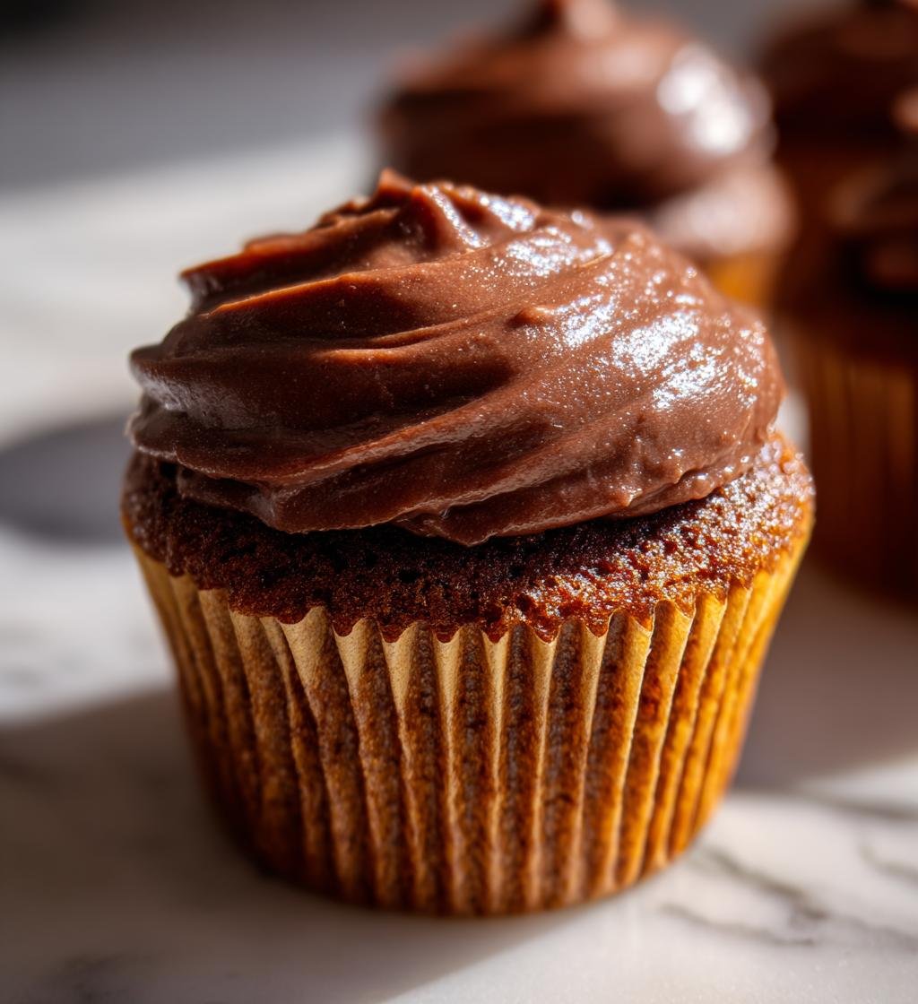 Chocolate Coffee Cream Cupcakes - detail 1