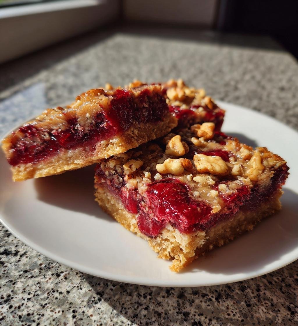 Christmas Cherry Bars - detail 1