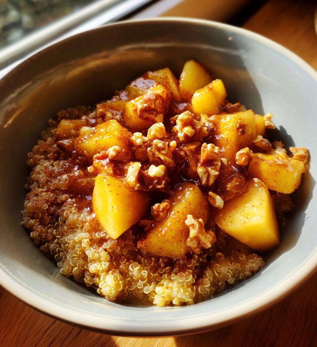 Cinnamon Apple Breakfast Quinoa