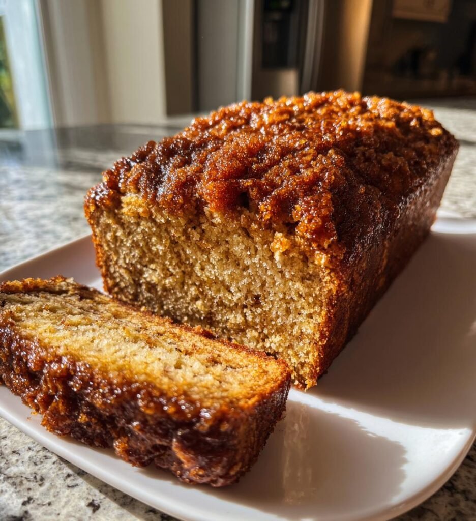 Cinnamon Crunch Banana Bread