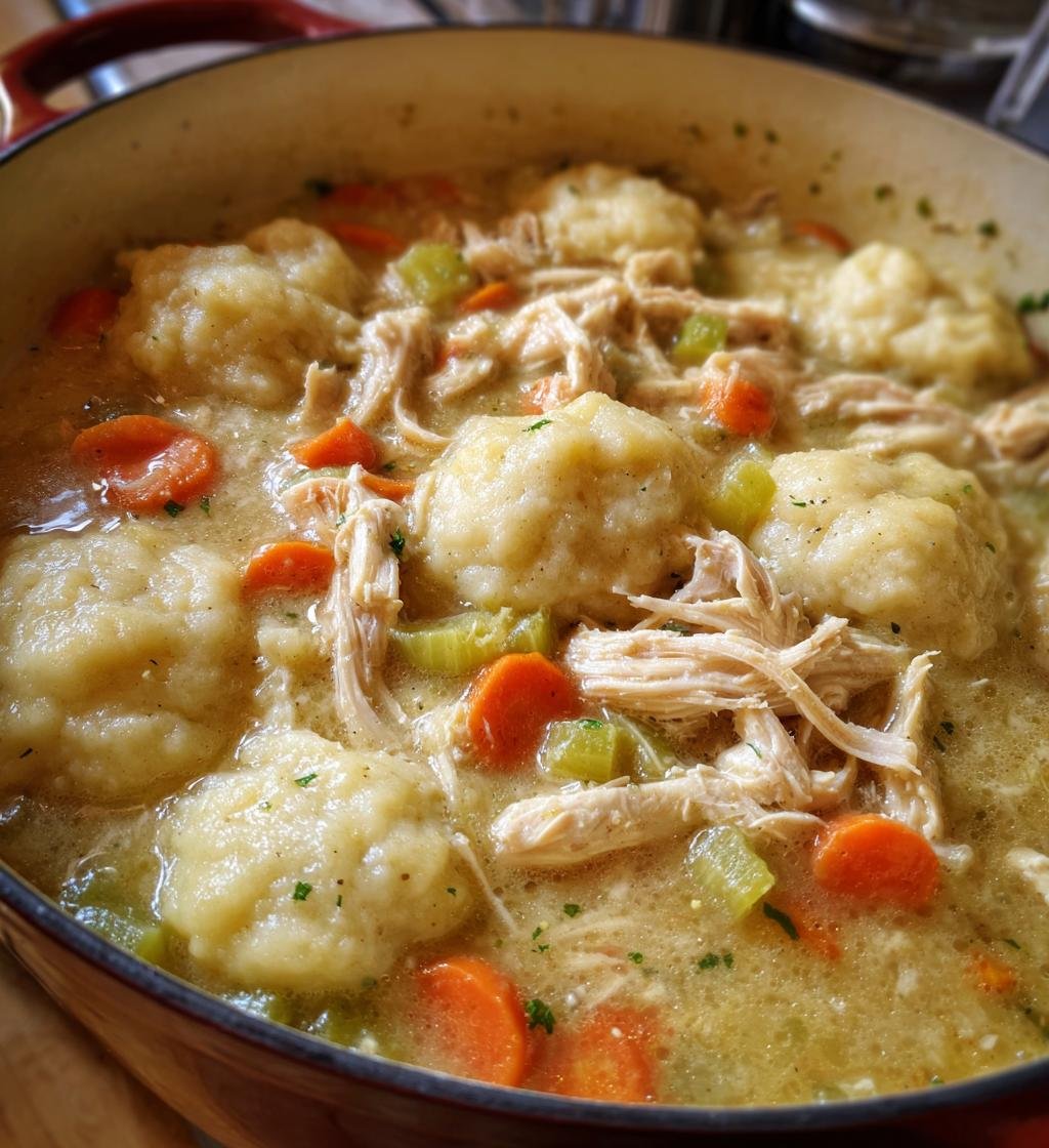 Cracker Barrel-Style Chicken and Dumplings - detail 1