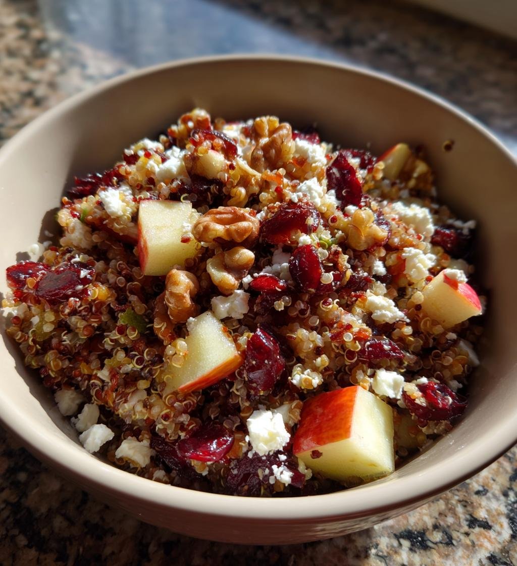 Cranberry Apple Quinoa Salad - detail 1