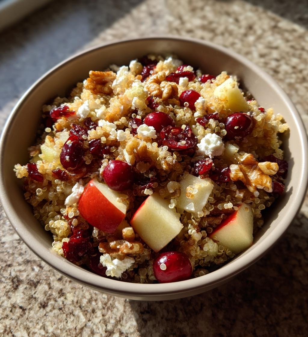Cranberry Apple Quinoa Salad