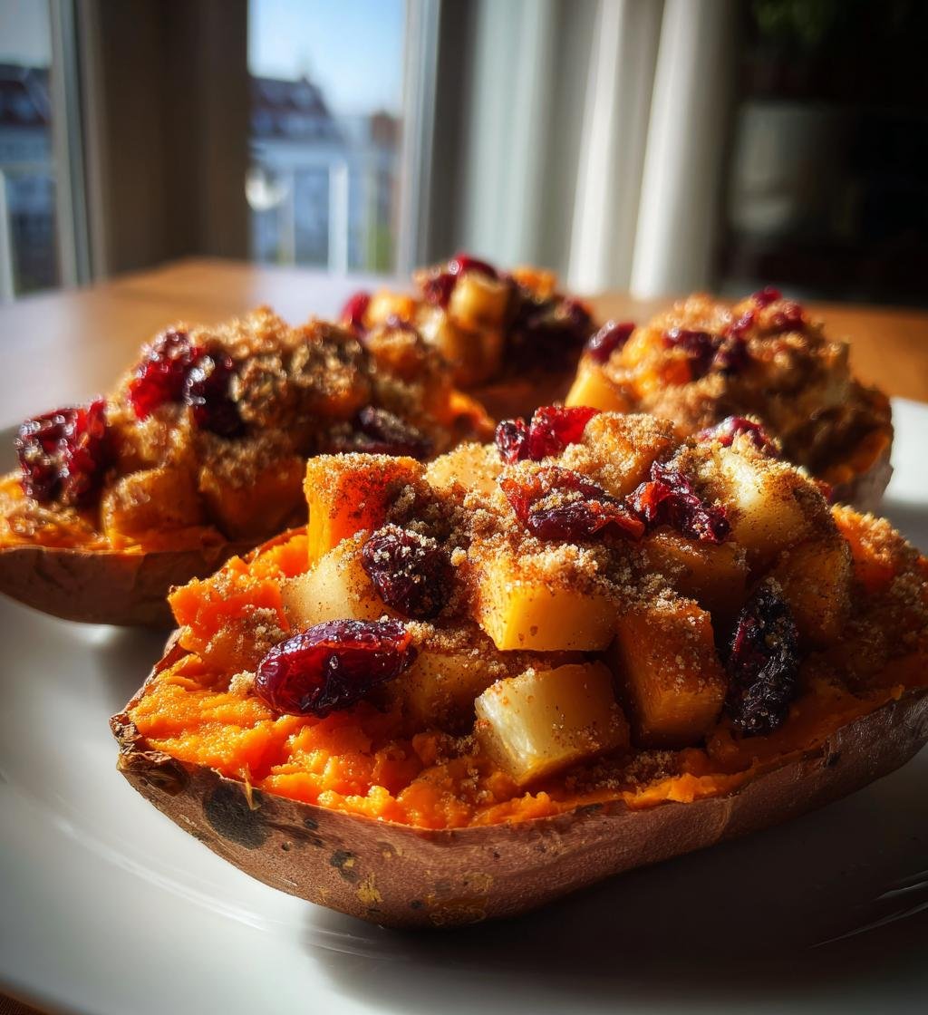 Cranberry Apple Twice-Baked Sweet Potatoes - detail 1