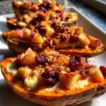 Cranberry Apple Twice-Baked Sweet Potatoes